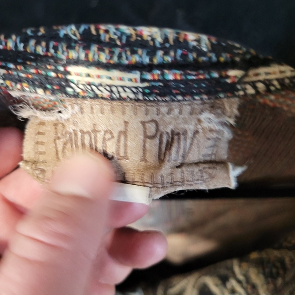 80s Painted Pony Womens large Zeebra Animal Tapestry Woven Jacket USA, Painted P - Picture 2 of 8